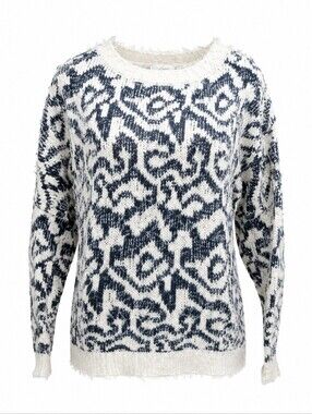 Le temps des cerises shaggy pullover sweater
